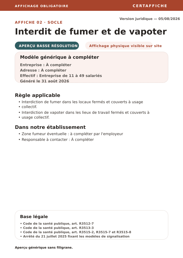 Vignette résultat recherche — Interdiction de fumer